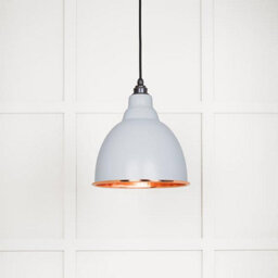 From the Anvil Hammered Copper Brindley Pendant In Birch - thumbnail 1