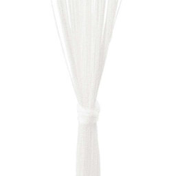 Berkfield String Curtains 2 Pcs 140X250 Cm White - thumbnail 7