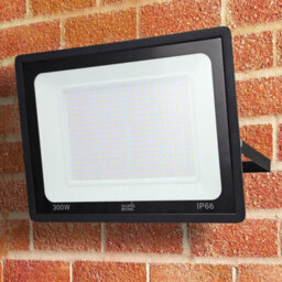 Taylor & Brown 300W Led Floodlight, Ip66 Waterproof Outdoor Security Light, 6500K Cool White For Yard, Garage, Garden, Streets - thumbnail 4