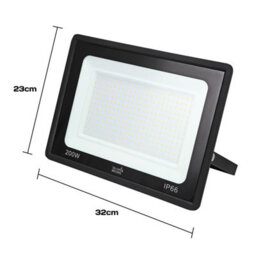 Taylor & Brown 300W Led Floodlight, Ip66 Waterproof Outdoor Security Light, 6500K Cool White For Yard, Garage, Garden, Streets - thumbnail 6
