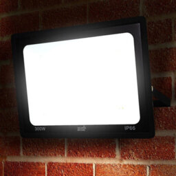 Taylor & Brown 300W Led Floodlight, Ip66 Waterproof Outdoor Security Light, 6500K Cool White For Yard, Garage, Garden, Streets - thumbnail 2