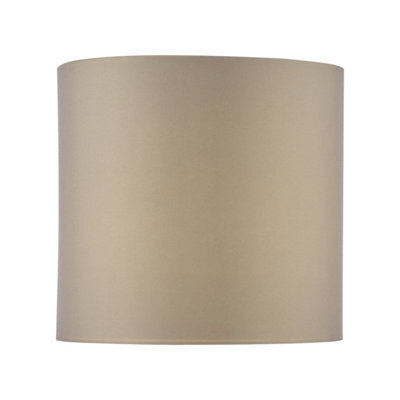 DAR Suelita Taupe Cotton Cylinder Shade 18.5Cm - image 1