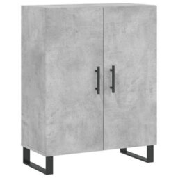 Berkfield Elegant Highboard Concrete Grey 69.5X34X180 Cm Engineered Wood - thumbnail 7