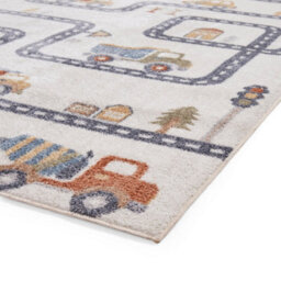 Multicolour Pictorial 40mm Thick Stain-Resistant Rug For Bedroom, Dining Room, Easy To Clean Modern Rug-120Cm X 170Cm - thumbnail 6