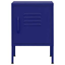 Berkfield Nightstands 2 Pcs Navy Blue 35X35X51 Cm Steel - thumbnail 3