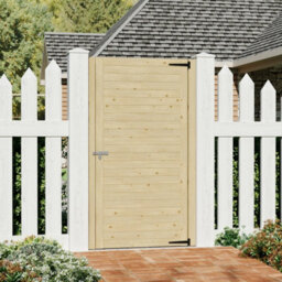 Living And Home Water Based Painted Wooden Garden Gate With Door Latch 90Cm X 180Cm - thumbnail 3