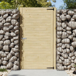Living And Home Water Based Painted Wooden Garden Gate With Door Latch 90Cm X 180Cm - thumbnail 1