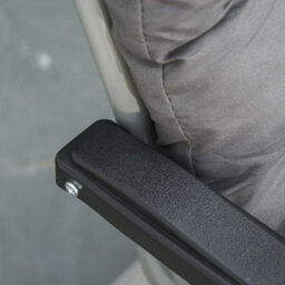 Outsunny 2 Pcs Reclining Zero Gravity Chair Folding Lounger Cushion Dark Grey - thumbnail 8