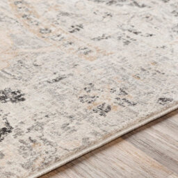 Livabliss Indigo-Vintage Off-White Beige Grey Traditional Floral Boho Living Dining Bedroom Rug 200 X 275 Cm Easy Care, Non Shedding - thumbnail 3