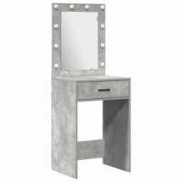 Walplus Dressing Table 2 Pcs Grey 50 X 41 X 135 Cm Engineered Wood - thumbnail 5