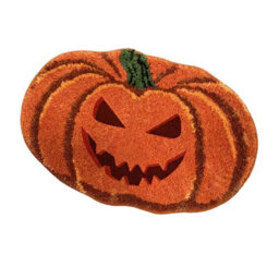 Amorly Retro Autumn Pumpkin Bath Mat, Quick Dry Absorbent Orange Pumpkin Bathroom Rug, Non Slip Mat For Bathroom, Kitchen & Living Room - thumbnail 7