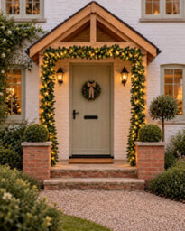 Pegdev 5M Pre Lit Christmas Garland With Warm White Lights - thumbnail 2