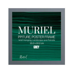 Grey Picture Frame Photo Frame Perspex Sheet For Wall Or Table, Landscape Portrait Orientation10.2 X 10.2 Cm - thumbnail 1