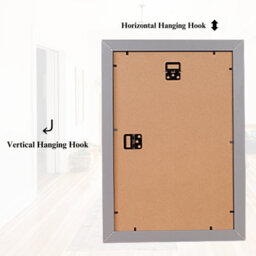 Grey Picture Frame Photo Frame Perspex Sheet For Wall Or Table, Landscape Portrait Orientation10.2 X 10.2 Cm - thumbnail 3