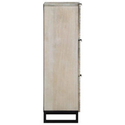 Walplus Media Storage Cabinets & Racks White And Black 40 X 33 X 110 Cm - thumbnail 4