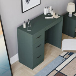 Green Modern Dressing Table Desk Dresser Makeup Wooden Bedroom Furniture - thumbnail 5