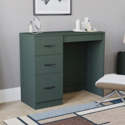 Green Modern Dressing Table Desk Dresser Makeup Wooden Bedroom Furniture - thumbnail 3