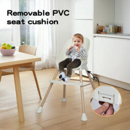 Dekko 6-In-1 High Chair Adjustable Feeding Seat With Removable Tray Green - thumbnail 7