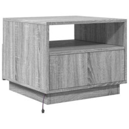 Berkfield Coffee Table With Led Lights Grey Sonoma 50X49X40 Cm - thumbnail 9