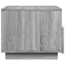 Berkfield Coffee Table With Led Lights Grey Sonoma 50X49X40 Cm - thumbnail 8