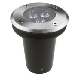 Luminosa Lighting Luminosa Ringo Led 3 Light Recessed Outdoor Ground Light Stainless Steel Ip67