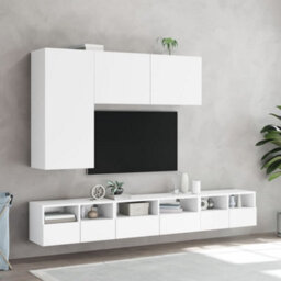 Berkfield Tv Wall Cabinet White 60X30X30 Cm Engineered Wood - thumbnail 4