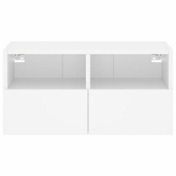 Berkfield Tv Wall Cabinet White 60X30X30 Cm Engineered Wood - thumbnail 8