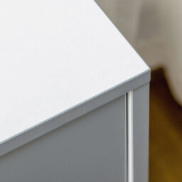 Wyld Haus Thako Wood Grey 3-Drawer Chest With Natural Wood Angled Legs, 75W X 42D X 75H Cm - thumbnail 9