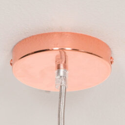 Contemporary Hanging Fisherman Lantern Style Pendant Copper Finish Ceiling Light - thumbnail 5