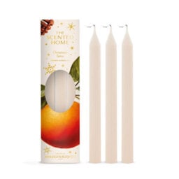Ashleigh & Burwood Scented Home Pack Of 3 Dinner Candles - Christmas Spice - thumbnail 2