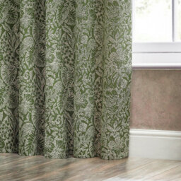 Wylder Bali Jacquard Room Darkening Eyelet Curtain Pair Olive (W)229Cm X (D)183Cm - thumbnail 3