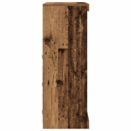 Berkfield Sideboard With Led Lights Old Wood 41X37X100 Cm - thumbnail 6