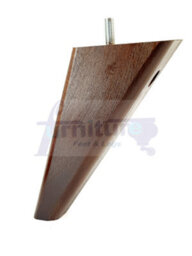 L&F 4X Solid Wooden Feet 150mm High Replacement Furniture Legs Sofas Chairs Stools M8 Antique Brown - thumbnail 5
