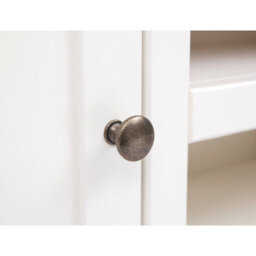 Cabinet Bits Cosenza Off White 2 Door Tv Cabinet Brass Knob - thumbnail 5