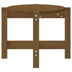 Berkfield Coffee Table Honey Brown 87X48X35 Cm Solid Wood Pine - thumbnail 6