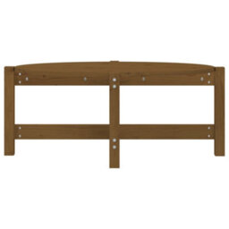 Berkfield Coffee Table Honey Brown 87X48X35 Cm Solid Wood Pine - thumbnail 5
