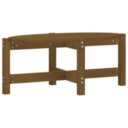 Berkfield Coffee Table Honey Brown 87X48X35 Cm Solid Wood Pine - thumbnail 2