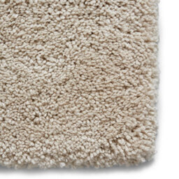 Cream Plain Shaggy Easy To Clean Modern Polypropylene Rug For Living Room Bedroom And Dining Room-120Cm X 170Cm - thumbnail 5