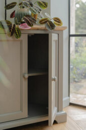 Statement Furniture Florence Corner Sideboard With Cupboard - Truffle - thumbnail 2