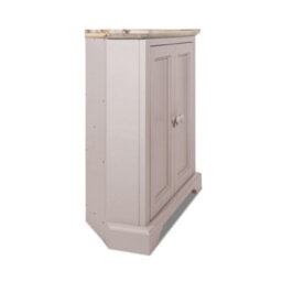 Statement Furniture Florence Corner Sideboard With Cupboard - Truffle - thumbnail 6