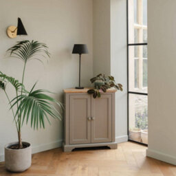 Statement Furniture Florence Corner Sideboard With Cupboard - Truffle - thumbnail 5