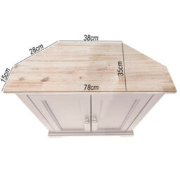 Statement Furniture Florence Corner Sideboard With Cupboard - Truffle - thumbnail 7
