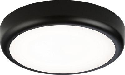 Luminosa Lighting Luminosa Cct Adjustable Led Bulkhead C/w Black Trim 230V Ip65 9W - image 1