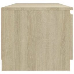 Berkfield Tv Cabinet With Led Lights Sonoma Oak 140X40X35.5 Cm - thumbnail 6