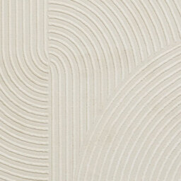 Cream Optical 3D Washable Abstract Modern Dining Room Bedroom & Living Room Rug-160Cm X 230Cm - thumbnail 4