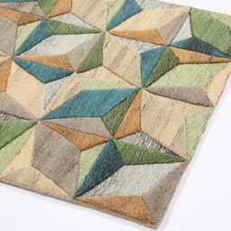 Naturelle Lilianna 160X230Cm Embossed Geo Wool Rug - thumbnail 3