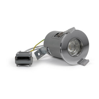 Polished Chrome Gu10 Fire Rated Downlight - Ip65 - Se Home - image 1