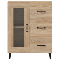 Vidaxl Sideboard Sonoma Oak 69.5X34X90 Cm Engineered Wood - thumbnail 6