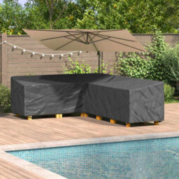 Walplus Outdoor Furniture Cover Black 286 X 222 X 80 Cm 420D Fabric - thumbnail 1