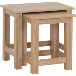 Seconique Tessa Nest Of 2 Tables - Natural Oak - thumbnail 6